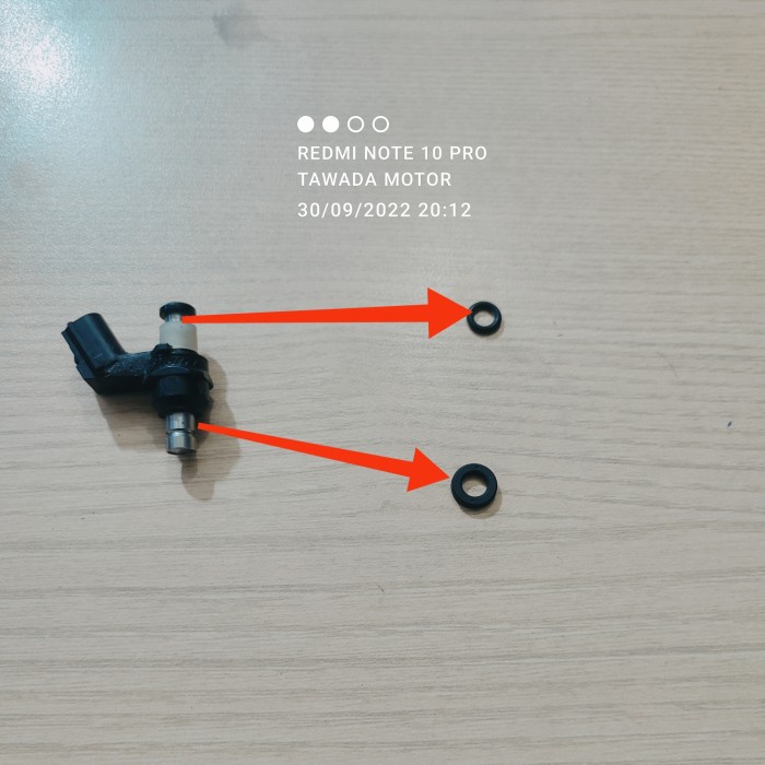 ORING KARET INJEKTOR NOZEL NOZLE GENIO. BEAT LED. SCOOPY ESP. PCX 125 150 160