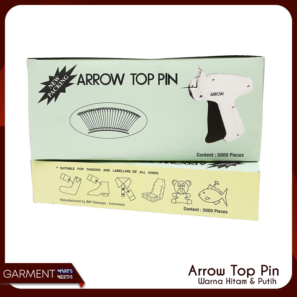 

ARR - Arrow Top Pin - Tag Pin / Isi Refill Tag Gun / Isi 5000 Pcs ORIGINAL