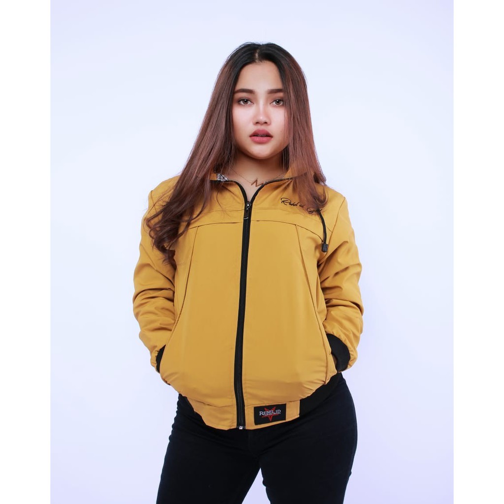 Jaket cewe casual jaket bomber