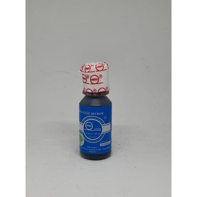 

PEWARNA MAKANAN/FOOD COLORING CAIR HALAL PREMIUM CROSS 20ML TERLARIS TERPERCAYA ORIGINAL