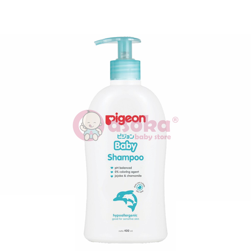 Pigeon Baby Shampoo Chamomile / Sampo Bayi 400Ml Pump ASOKA