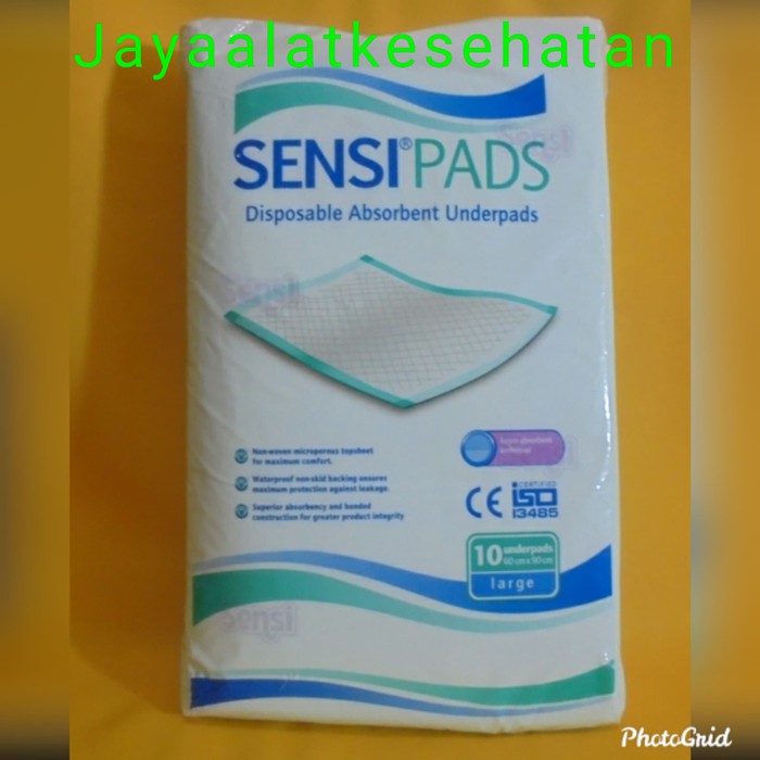 Underpad Sensi Sensipads Underpads 60x90 Perlak Under Pad Sensi Pads Alas Popok