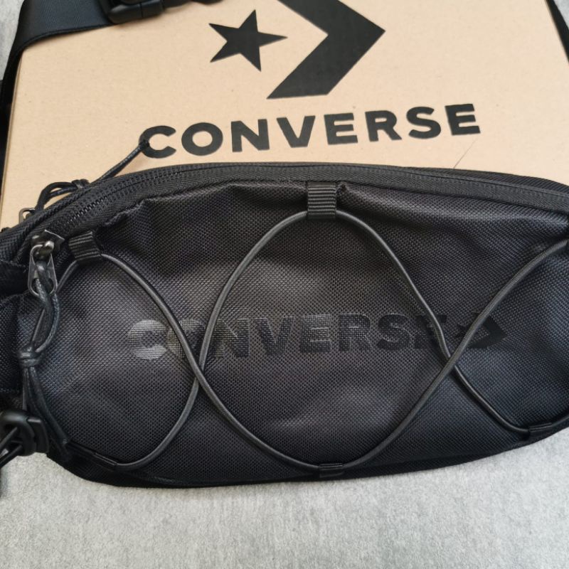 Waist bag Converse Swapout black FullSet tas pinggang converse