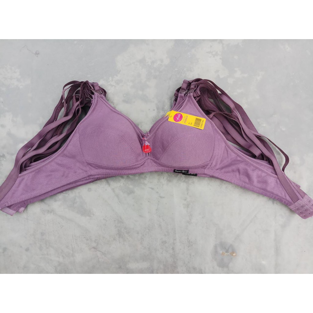 Bra Wanita / BH Sport Tanpa Kawat Katun /  Sportbra Adem dan Lembut