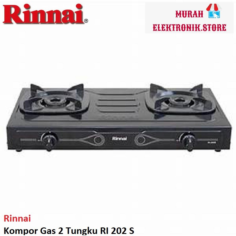 Rinnai Kompor Gas 2 Tungku RI 202 S