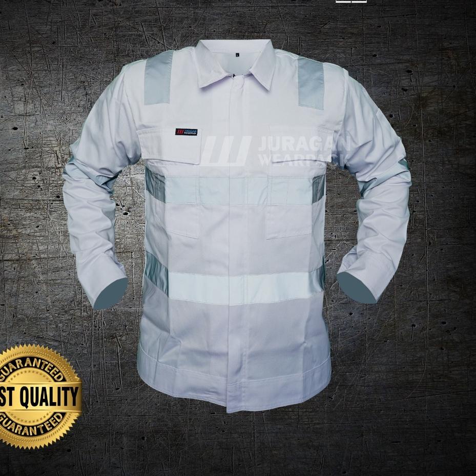 (LANGSUNG ATC..) Wearpack Safety Atasan Warna Putih