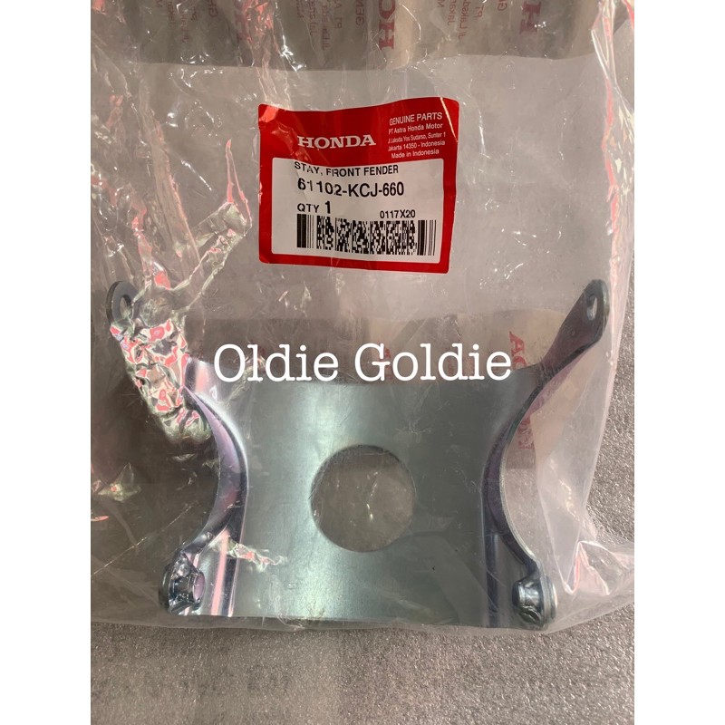 Pangkon Dudukan Breket Spakbor Depan Honda Tiger Revo AHM 61102-KCJ-660