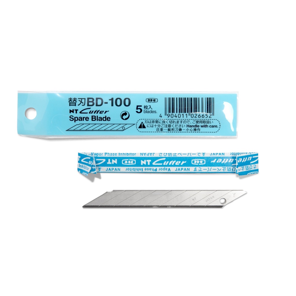 

[Strip] NT Cutter BD-100 Spare Blade Mata Isi Cutter Lancip 30 Derajat Kater Jepang Japan Original