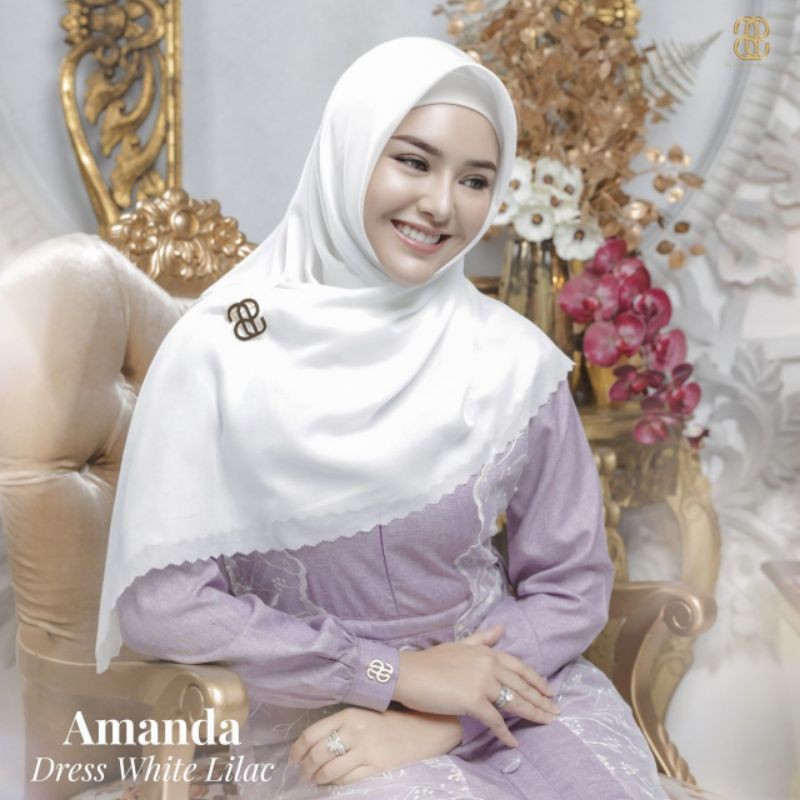 Amanda Dress by Puan Indonesia Amanda Manopo Garansi Original Dress Brukat Spesial