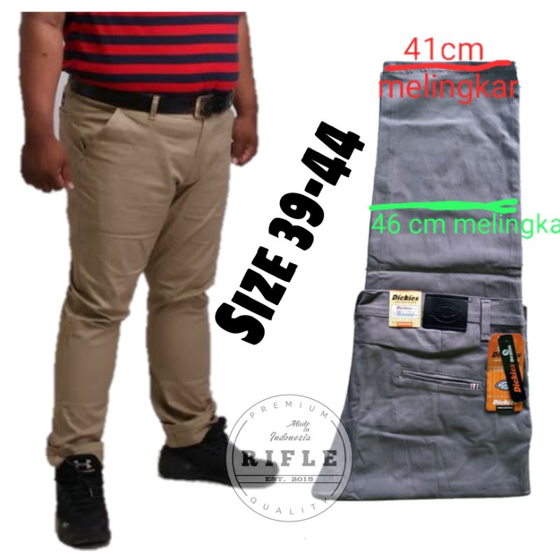 Celana Chino Jumbo Pria Premium Diskon Besar