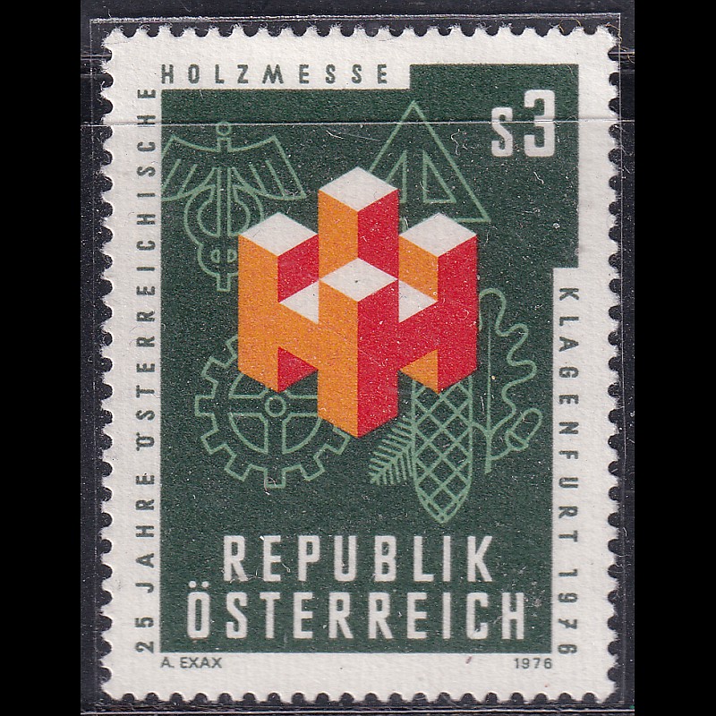 

Prangko Austria 1976 - The 25th Anniversary of the Austrian Woodworking Fair