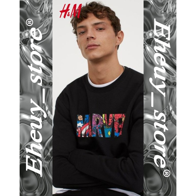 Crewneck H&amp;M Marvel Blossom Destination Skater Crewneck H&amp;M original sweater marvel crewneck h&amp;m