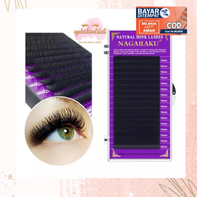 NAGARAKU EYELASH EXTENSION NAGARAKU MINK BULU MATA EYELASH EXTENSION