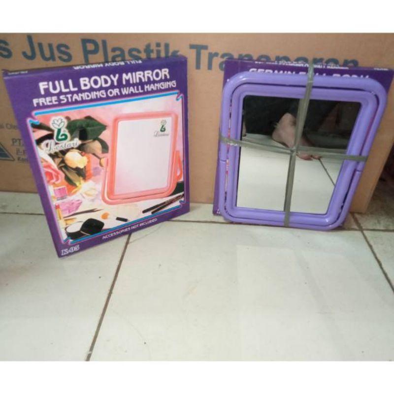 Cermin Full Body/Cermin Full/Stand Mirror/Kaca Meja