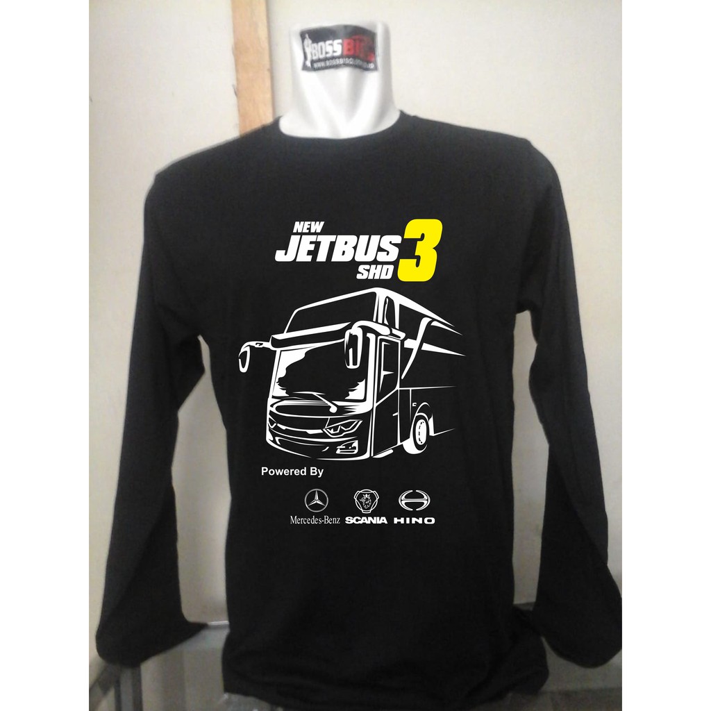 kaos jetbus3 powered lengan panjang
