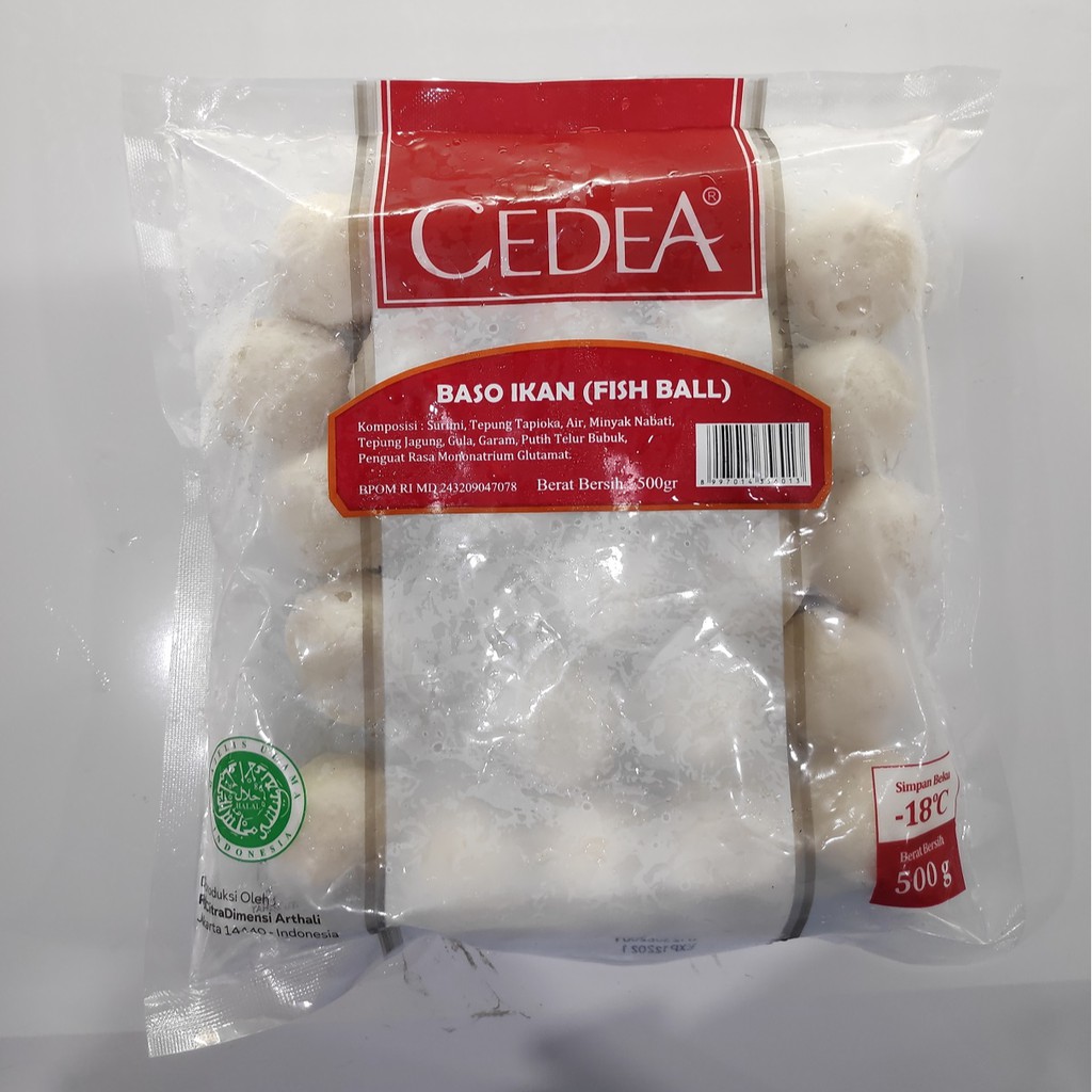 

Baso Ikan Cedea (Fish Ball) 500gr