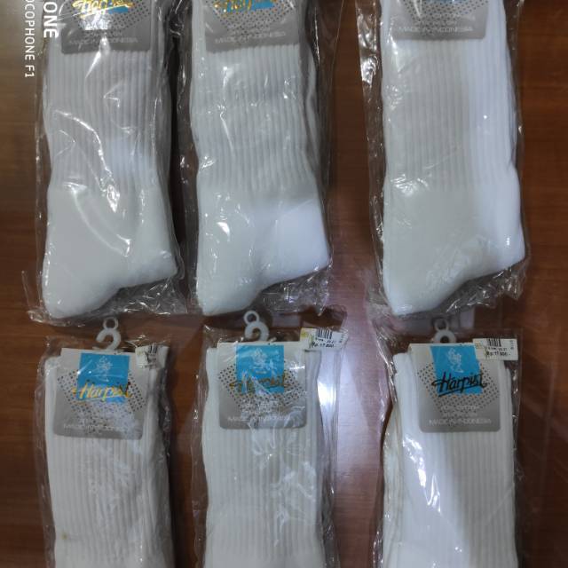 KAOS KAKI SPORT TEBAL POLOS SEBETIS,  KAOS KAKI HARPIST TEBAL WARNA DAN PUTIH, LENTUR, AWET, NYAMAN