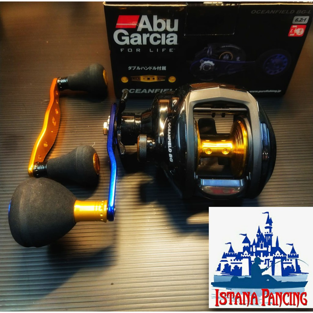 Reel ABU GARCIA OCEANFIELD BG-L HANDLE LEFT / REEL OH OVERHEAD OVER HEAD REEL BC BAIT CASTING