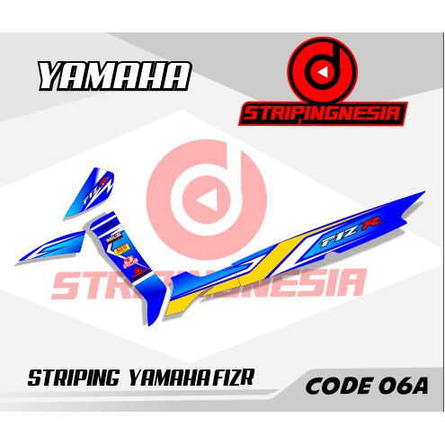 Striping Stiker Fiz R Road Race Variasi Aksesoris Motor Yamaha Semi Full