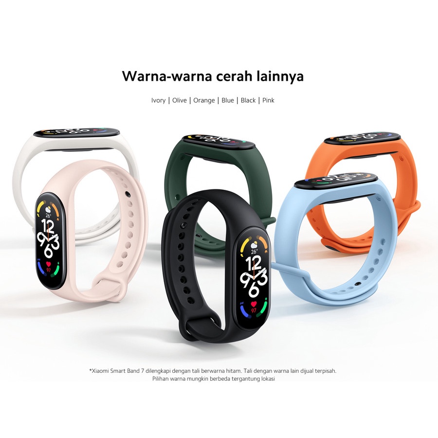 Xiaomi Smart Band 7 AMOLED 1,62'’ 110+ Mode Olahraga