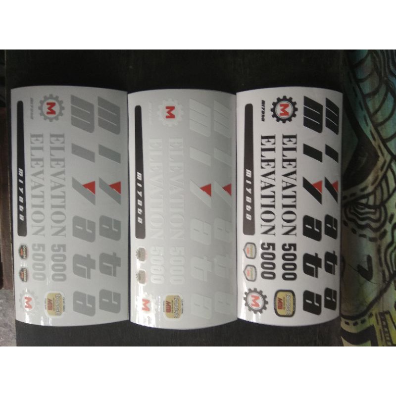 Sticker decal frame sepeda balap road bike jadul vintage MIYATA elevation5000