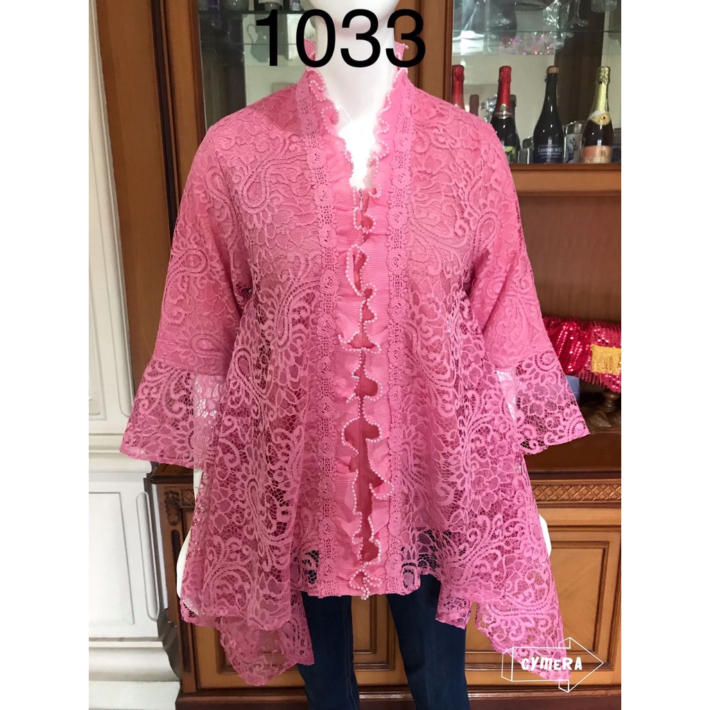 kebaya full brukat wakawaka premium //kebaya brukat alexuez 1033