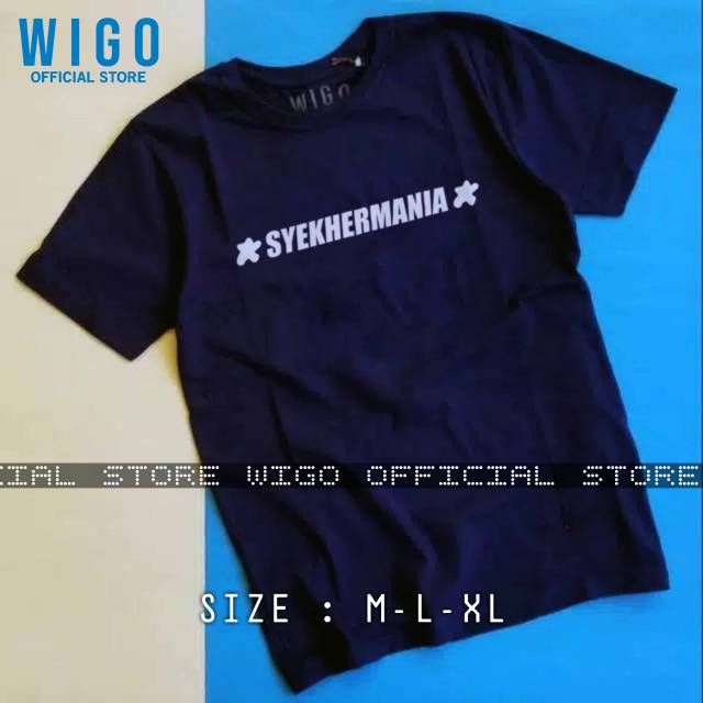 KAOS SYEKHERMANIA BAJU DISTRO DAKWAH SANTRI ISLAMI PREMIUM TSHIRT PRIA WANITA