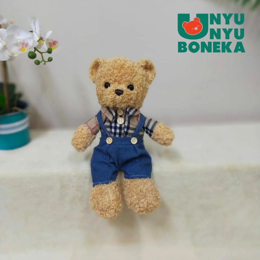 Boneka Silky Bear Kemeja Size8&quot;/30cm/mainananak/karakter/animal/hadiah