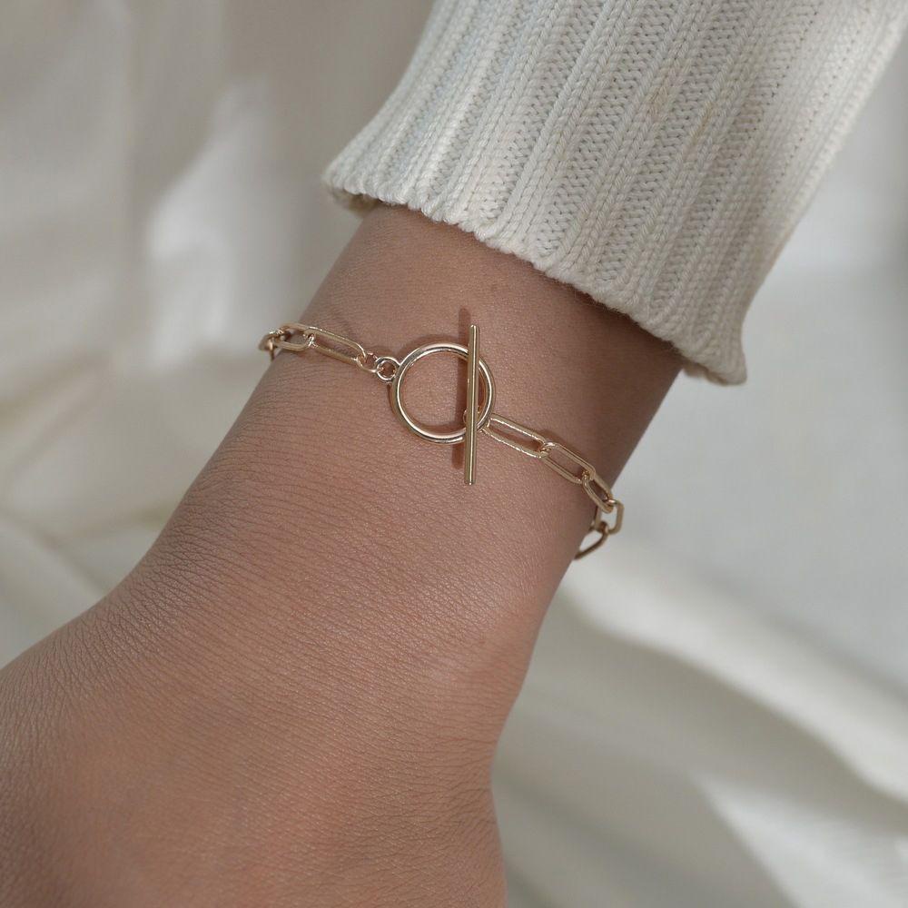 Lily Gelang Fashion Pergelangan Tangan Stainless Steel OT Gesper