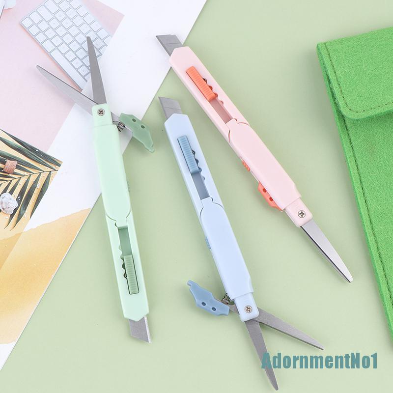 (AdornmentNo1) 2 In 1 Alat Pemotong Kertas Portable Multifungsi