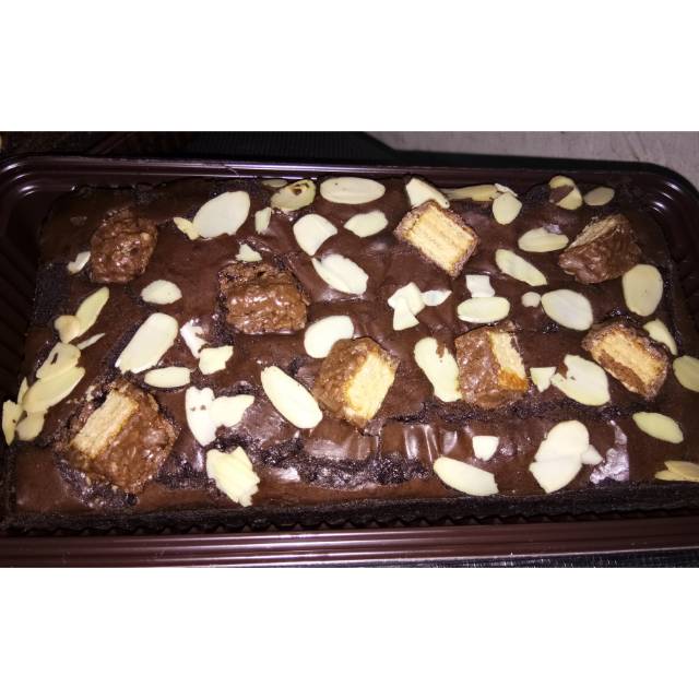 

Brownies crunchy shinny