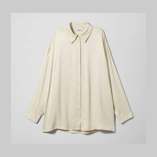 WEEKDAY CAROL PREMIUM SATIN SHIRT