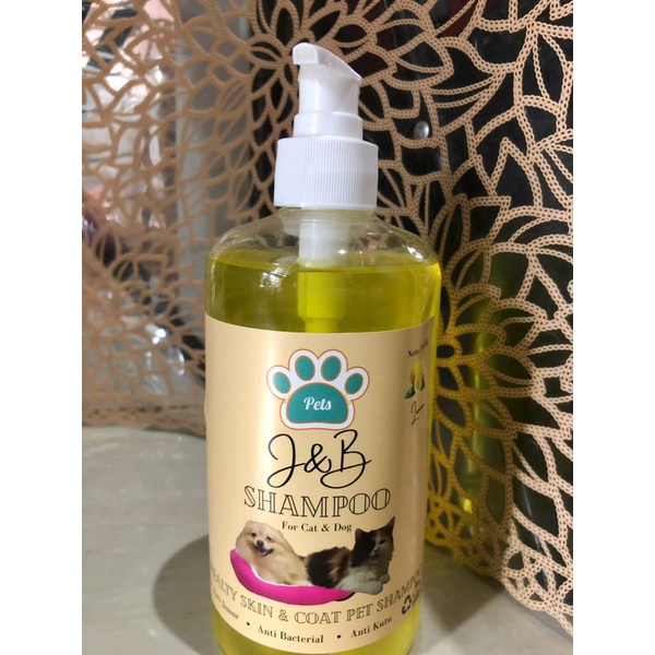 Shampo Jamur &amp; Kutu J&amp;B Pets Shampo 500 ml Anti Bacterial untuk Kucing / Anjing