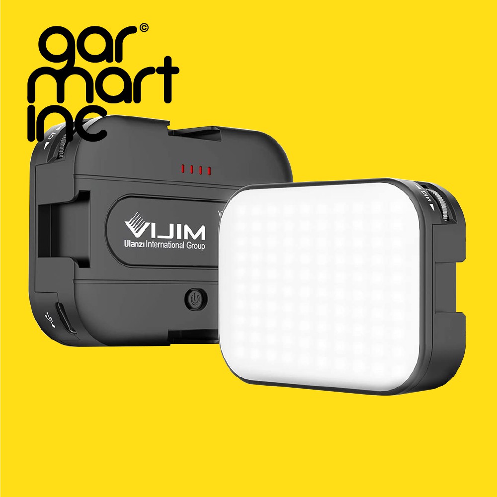 ULANZI VL100 VIJIM VL-100C Video LED Light 3-COLDSHOE Lampu HP Vlog W49 Vlogging TikTok 2000mAh