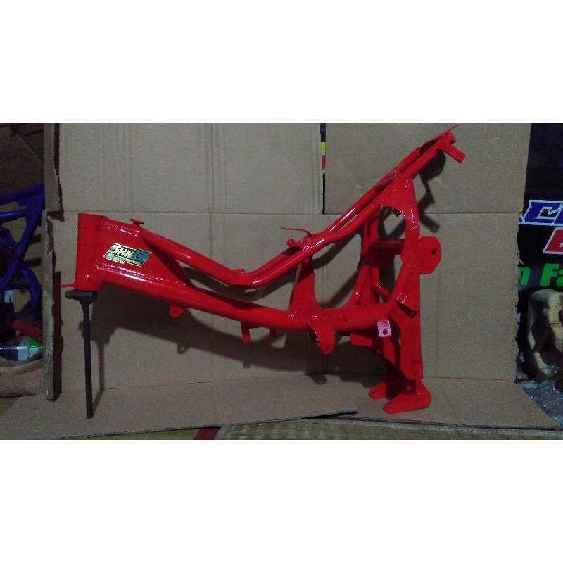 Rangka trail bebek modif kx85 deltabox