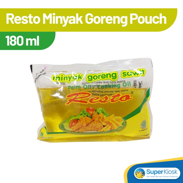 

Resto Minyak Goreng Pouch 180ml