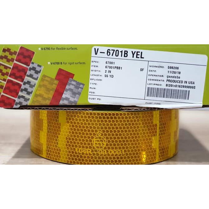 

Stiker Uji KIR Reflektif AVERY DENNISON 50M (KUNING)