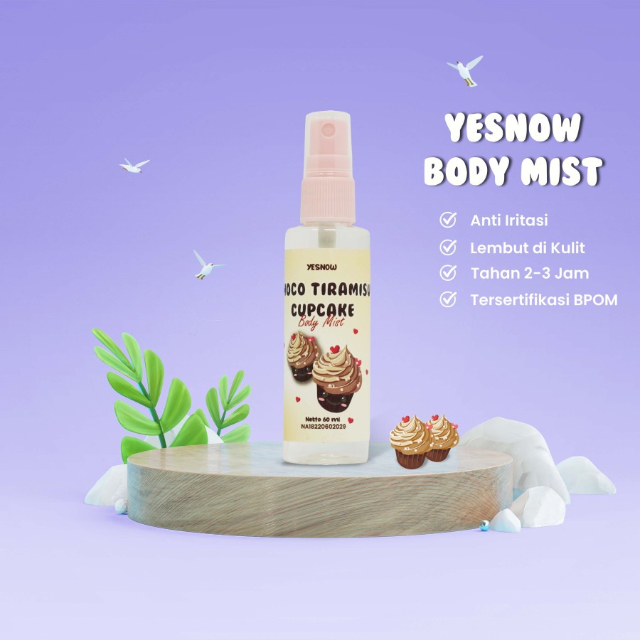 NEW YESNOW BODYMIST DESSERT - SOMETHING SWEET &amp; FRESH