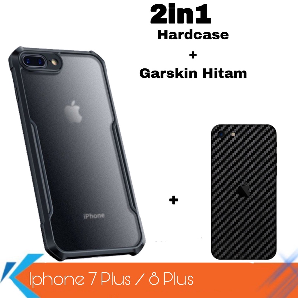 Casing Iphone 8 Plus Iphone 7 Plus Hardcase Shockproof Transparant Case Iphone 7 Plus 8 Plus Free Ga