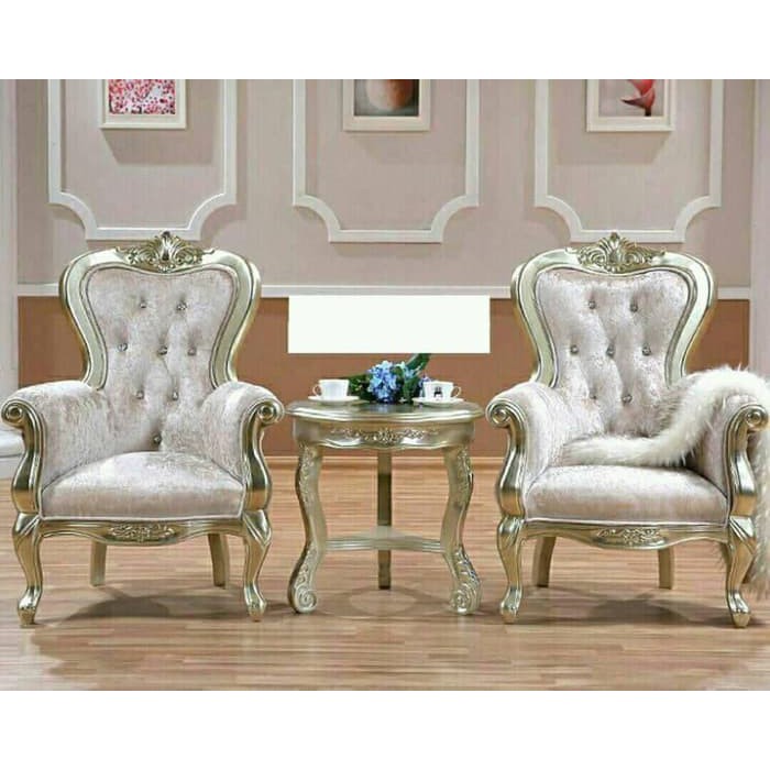 set kursi sofa teras dengan pakai kain bludru legacy