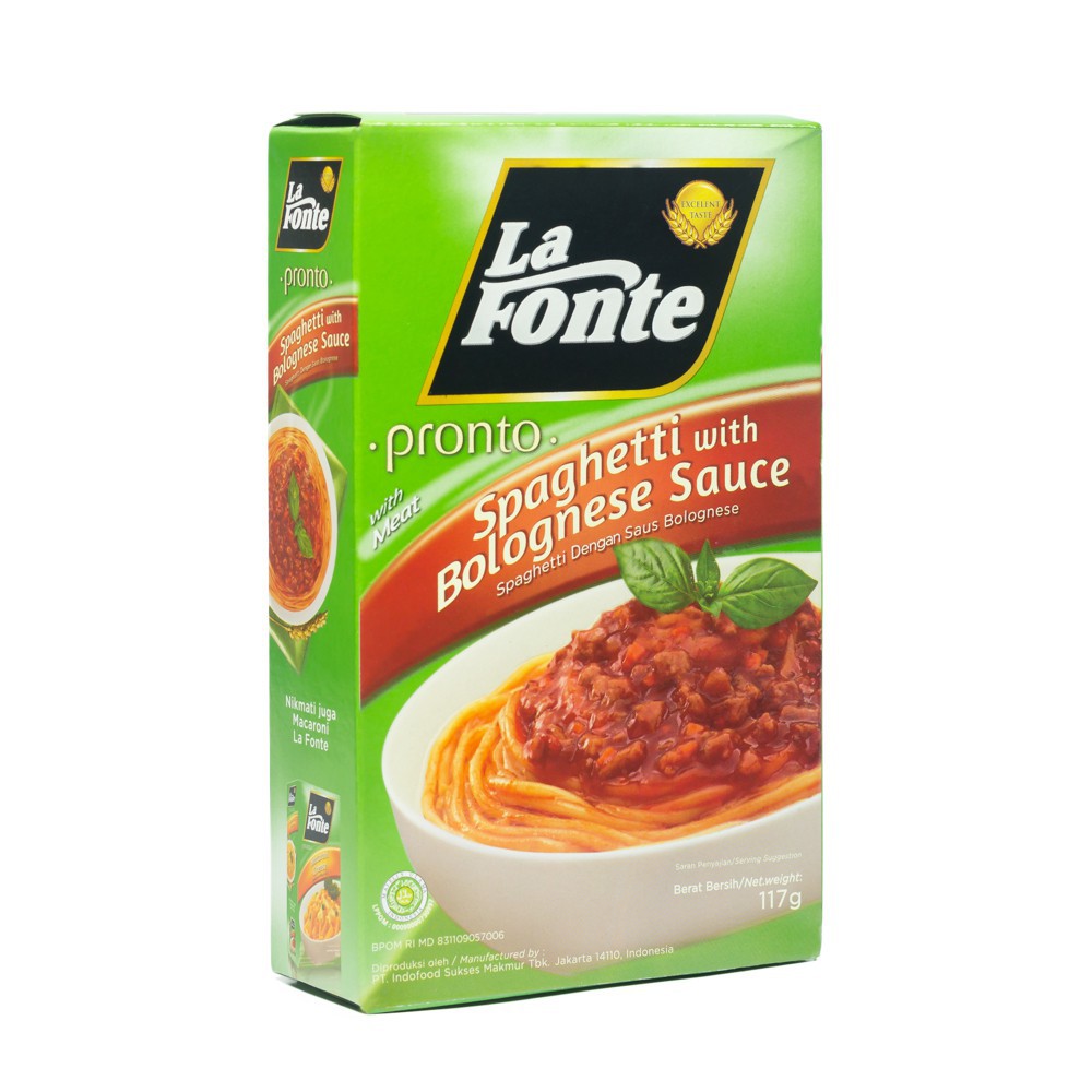 

LA FONTE SPAGHETTI SAUCE BOLOG 117GR BOX - Farmers Market