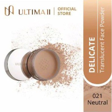 bedak tabur ultima II ukuran besar 43g shade natural & medium