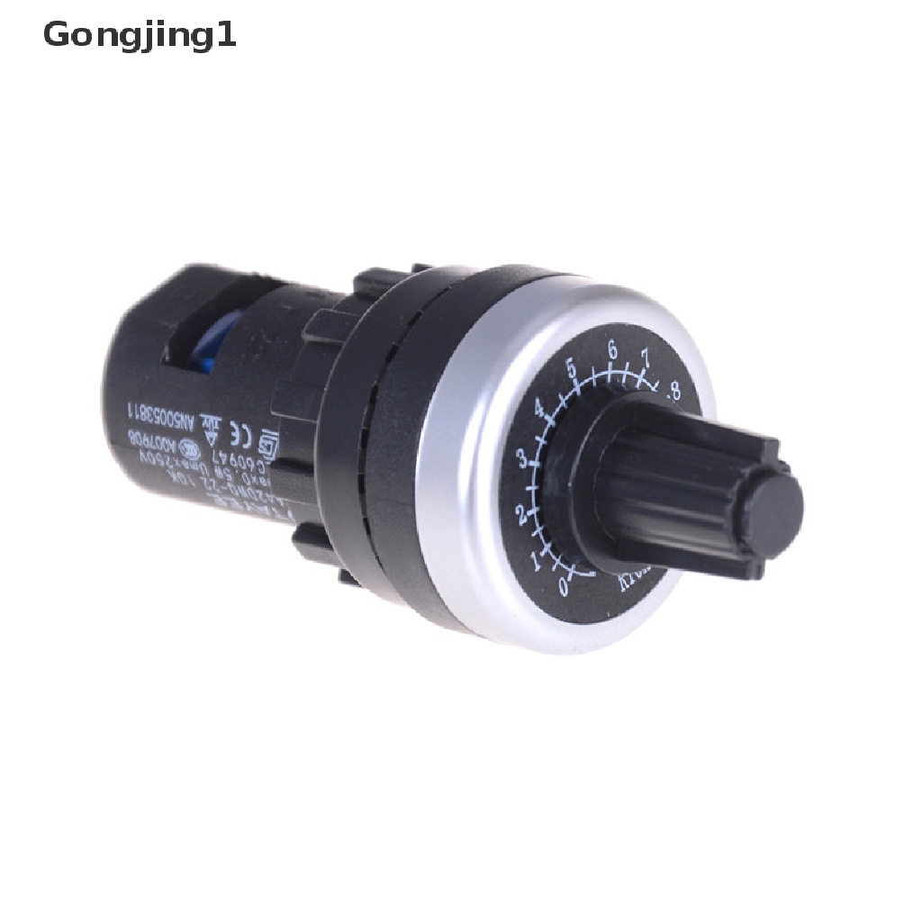 Gongjing1 Inverter Potentiometer 10K LA42DWQ-22 Diameter 22mm Warna Hitam