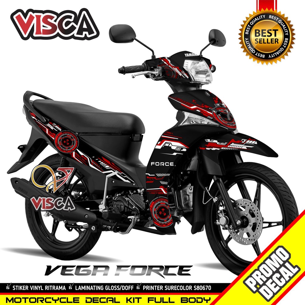 Decal Vega Force Full Body Stiker Vega Force Full Body Striping Vega Force Hitech