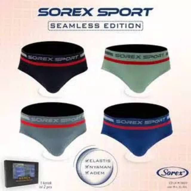 SOREX Man Cd Pria Sport 3803 Seamless Edition Original