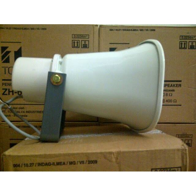 Speaker Horn TOA ZH 625 S Original  25 Watt W  ZH-625S ZH 625 Kotak Oval Putih Corong Siren Sirine