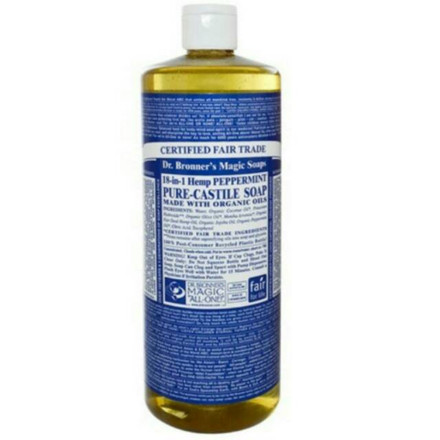 Dr.Bronners Peppermint Pure - Castile Soap 237ml