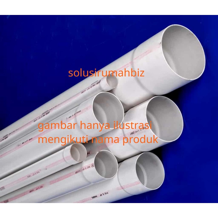SATU METER 1M PARALON 2C 2" C PUTIH PIPA PVC O 2" 2 IN plastik plastic winlon