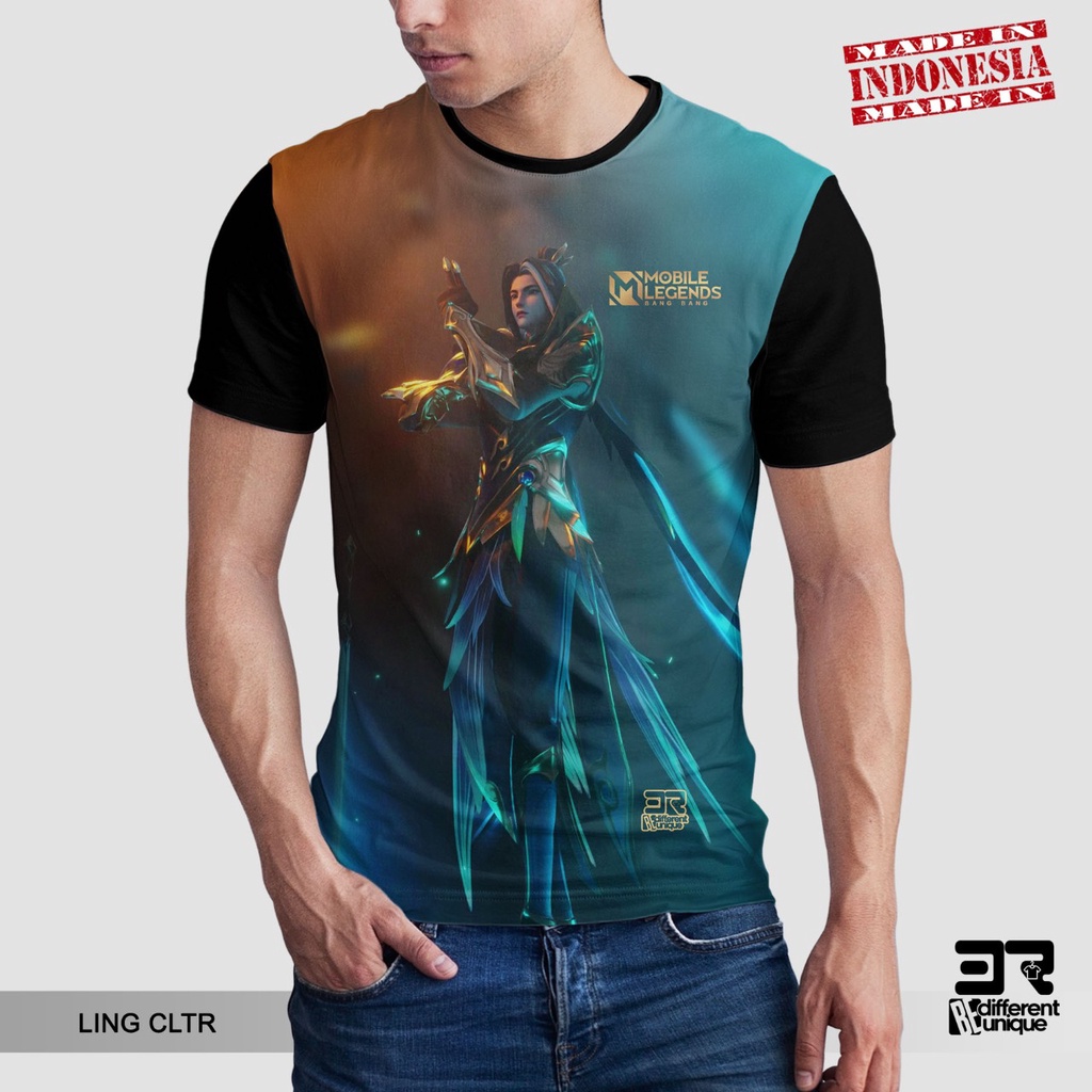 [ COD ] KAOS PRINTING GAMBAR GAME MOBILE LEGEND LING CLTR  - BAJU DISTRO ORIGINAL GAMBAR MOBILE LEGE