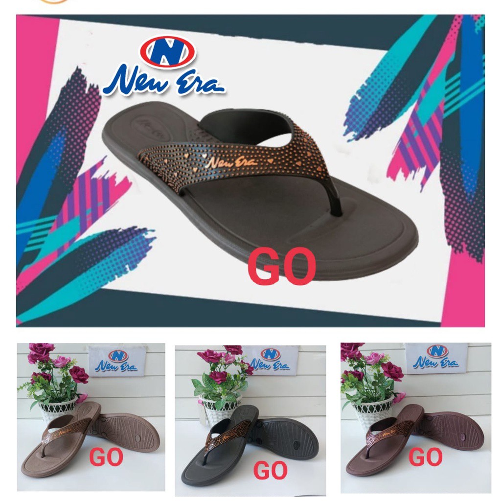 BB NEW ERA LB CNC 508 sandal wanita slip on sandal casual wanita size 36-40